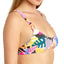 California Waves Juniors' Printed Bralette Bikini Top Available In D/dd Multi