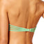 California Waves Mint Strappy Bandeau Bikini Top