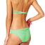 California Waves Mint Strappy Bandeau Bikini Top