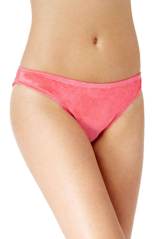 California Waves Pink Velvet Hipster Bikini Bottom