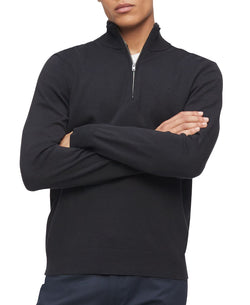Calvin Klein 1/4-zip Sweater Black thumbnail 1