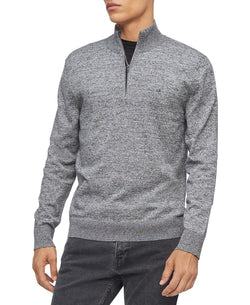 Calvin Klein 1/4-zip Sweater Gray Heather thumbnail 1