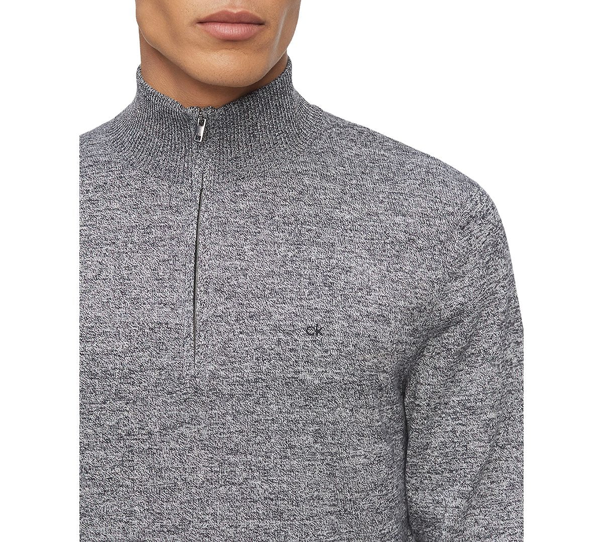Calvin Klein 1/4-zip Sweater Gray Heather