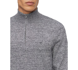 Calvin Klein 1/4-zip Sweater Gray Heather thumbnail 3