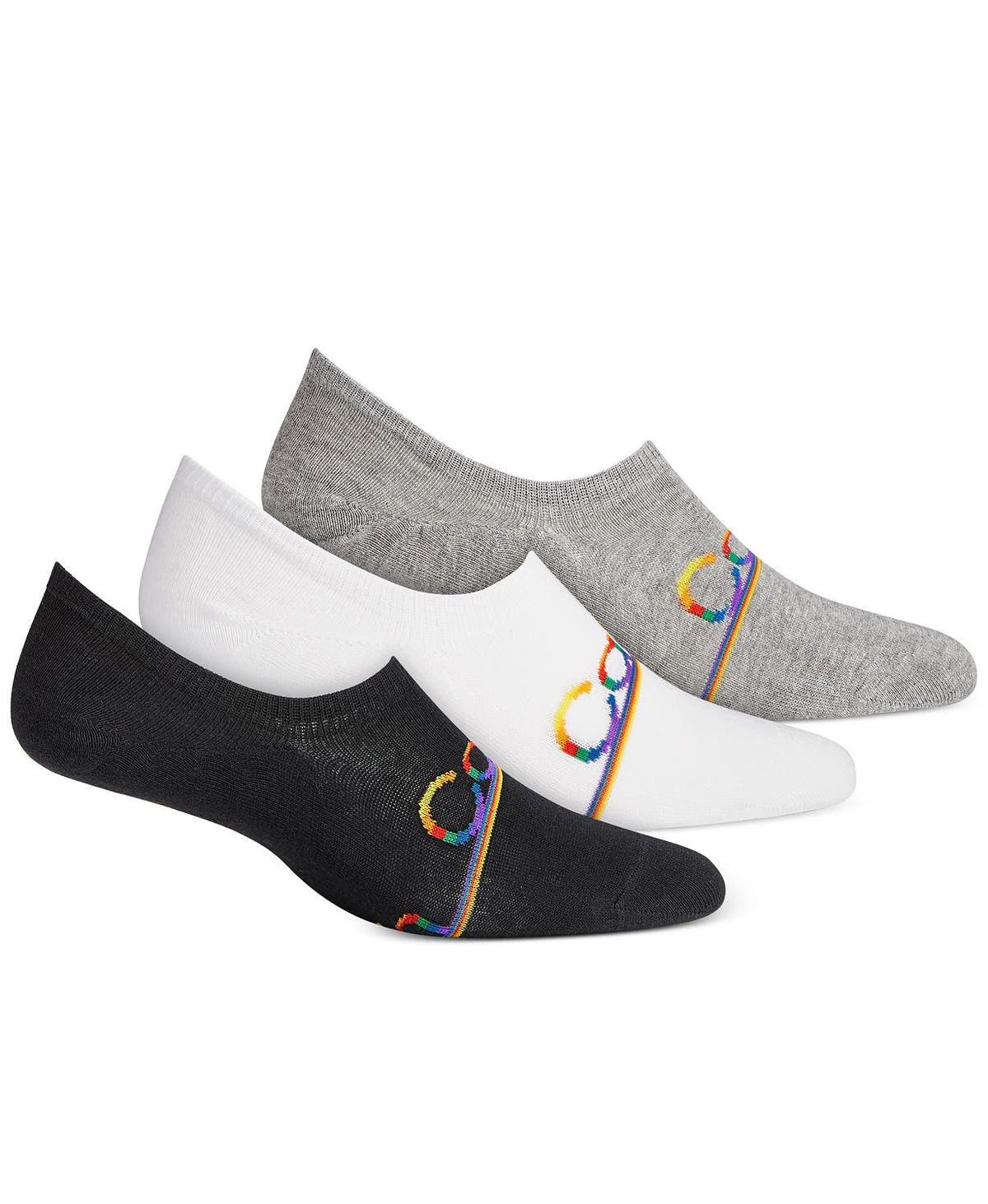 Calvin Klein 3-pk. Sneaker Liner Socks Multi
