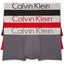Calvin Klein 3-pk. Steel Low-rise Trunks Black/Red/Cement