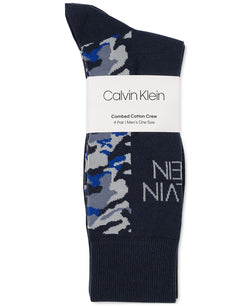 Calvin Klein 4-pk. Assorted Dress Crew Socks Peacoat Assorted thumbnail 2