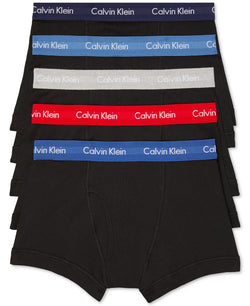 Calvin Klein 5-pk. Cotton Classics Trunks Black/Temper/Lt.Grey thumbnail 1
