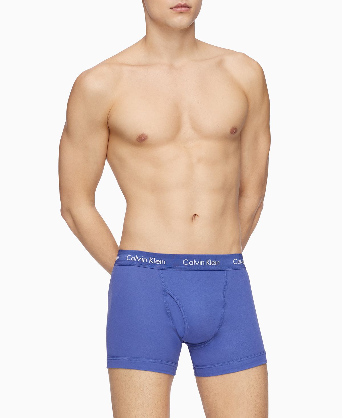 Calvin Klein 5-pk. Cotton Classics Trunks Oxford Tan, Heather, Green, Smoke