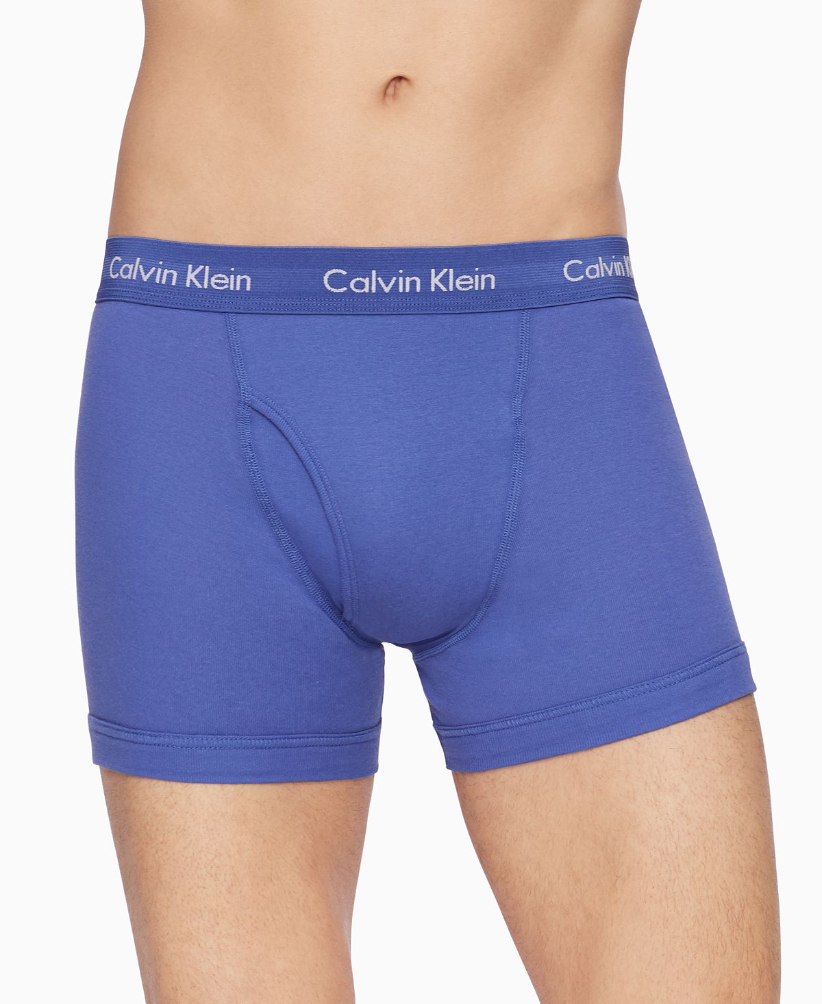 Calvin Klein 5-pk. Cotton Classics Trunks Oxford Tan, Heather, Green, Smoke
