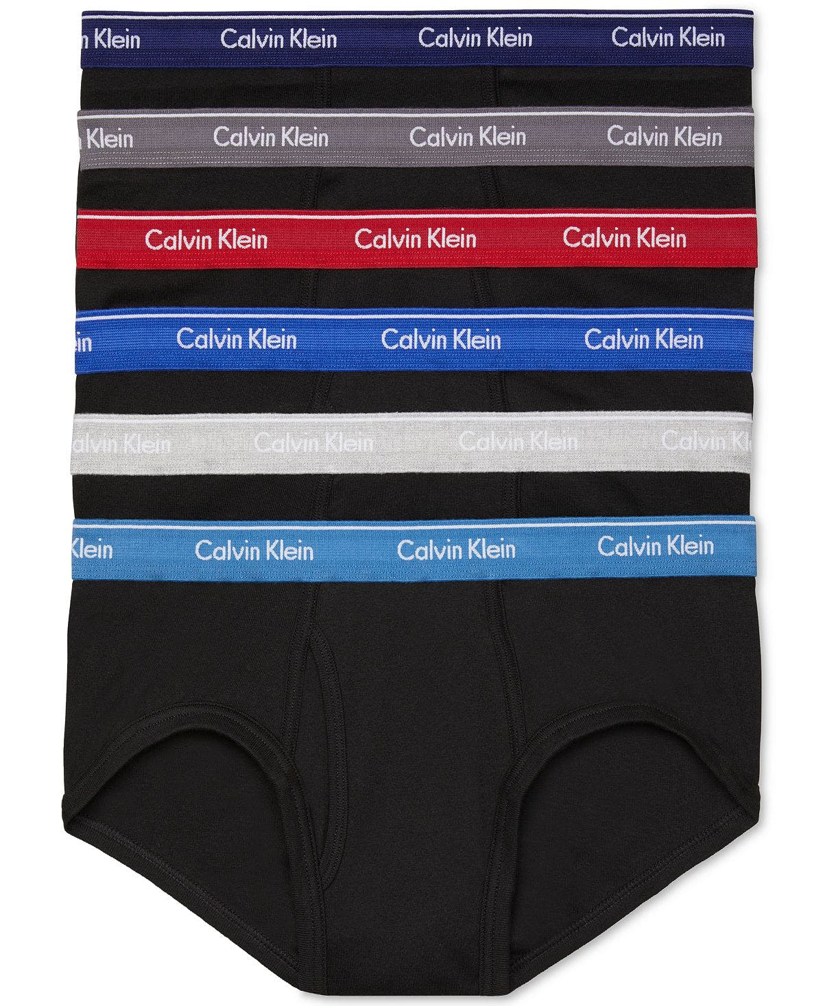 Calvin Klein 6-pk. Cotton Classic Briefs Black/Grey Smoke
