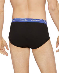 Calvin Klein 6-pk. Cotton Classic Briefs Black W/ Multicolor Waistband thumbnail 3