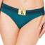 Calvin Klein Antithesis Green Monogram Waist Thong