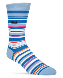 Calvin Klein Barcode Multistripe Socks Cornflower Blue thumbnail 1