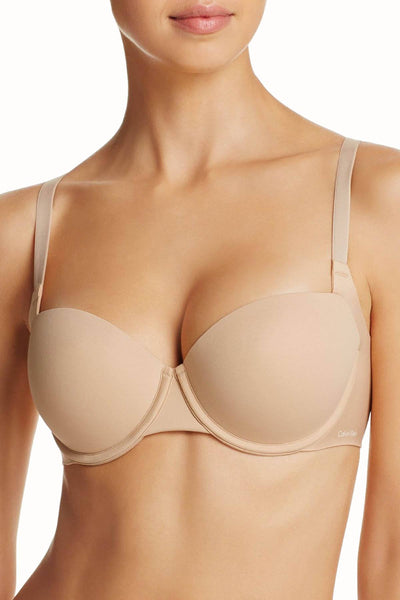 Calvin Klein Bare-Nude Invisible-Seam Balconette Bra