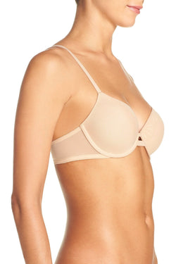 Calvin Klein Bare-Nude Perfectly Fit Lace/Mesh Full-Coverage Bra thumbnail 2