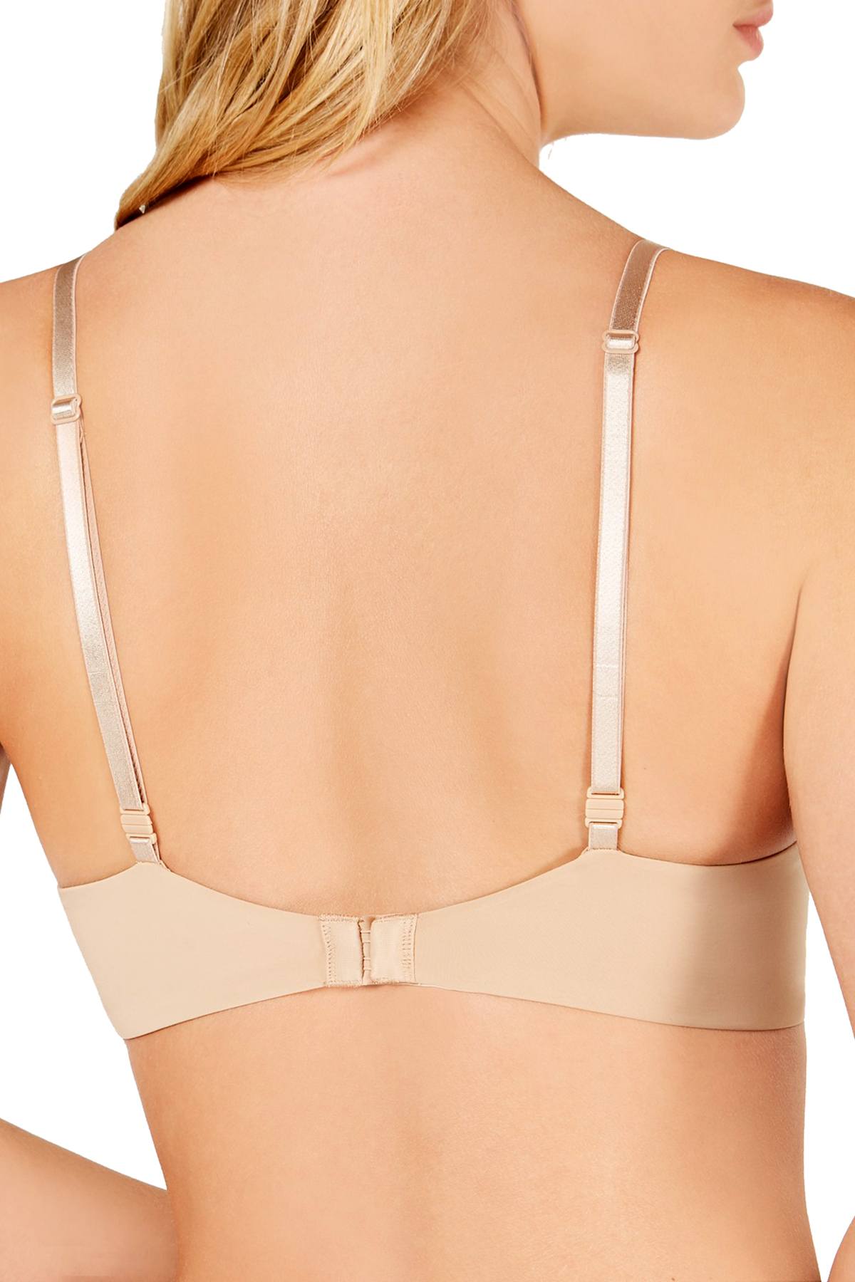 Calvin Klein Bare Nude Seductive Comfort Customized Lift Demi Bra –  CheapUndies