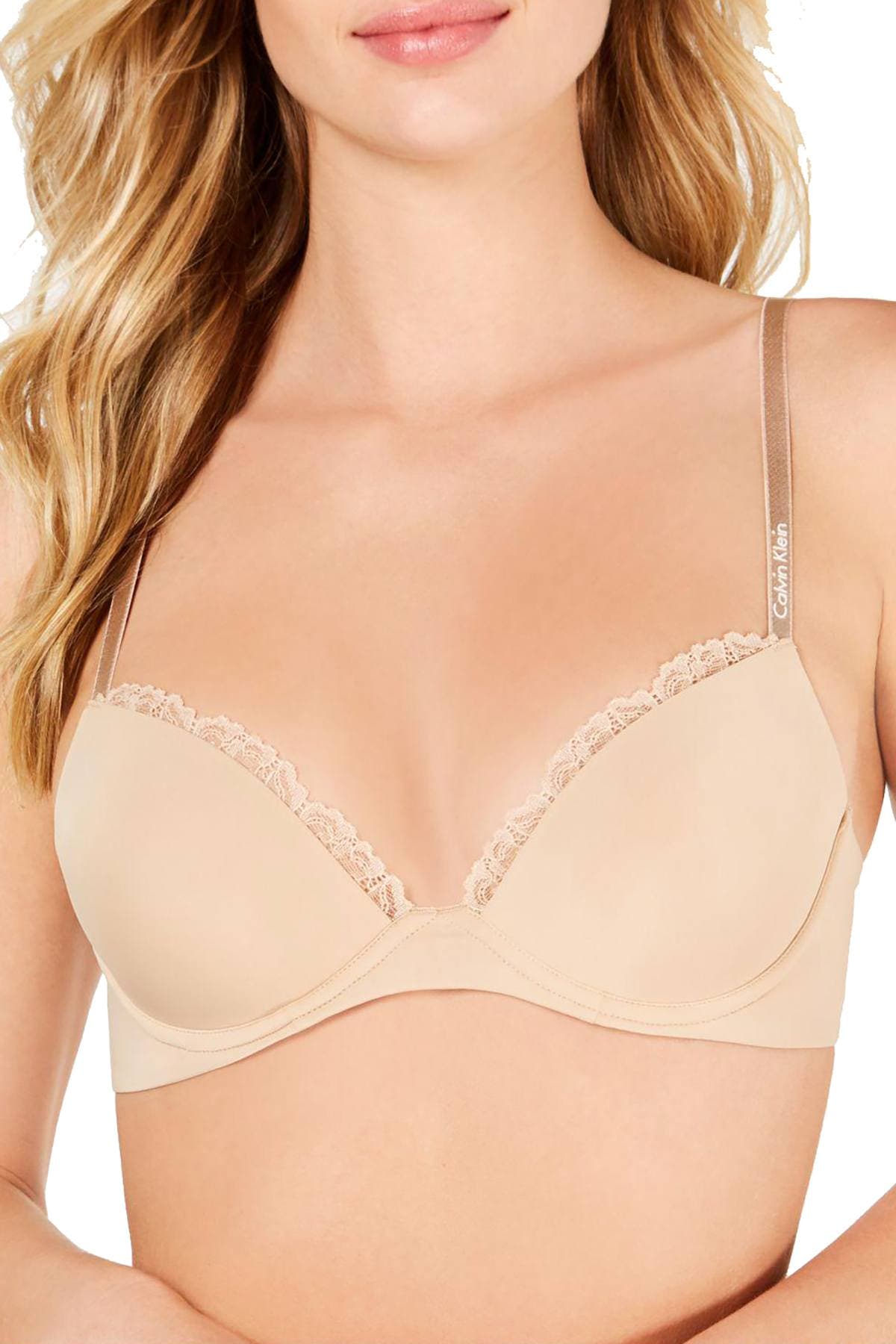 Calvin Klein Bare Nude Seductive Comfort Customized Lift Demi Bra