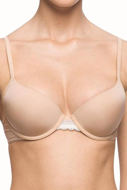 Calvin Klein Bare-Nude Signature Lace-Trim Demi Bra thumbnail 4