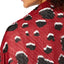 Calvin Klein Barn Red Leopard Pleated Scarf