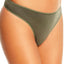 Calvin Klein Beetle-Green Form Cotton Thong