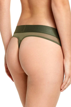 Calvin Klein Beetle Tonal Logo Thong thumbnail 4
