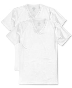 Calvin Klein Big And Tall Cotton Classics V-neck White thumbnail 1