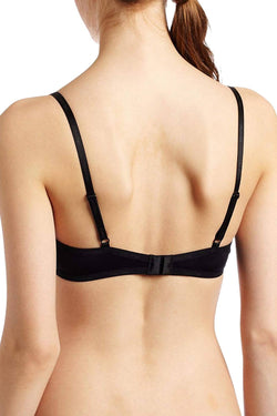 Calvin Klein Black/Black Perfectly-Fit Signature Push-Up Bra thumbnail 3