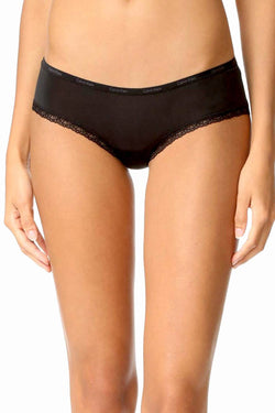 Calvin Klein Black Bottoms-Up Lace-Trim Hipster thumbnail 2