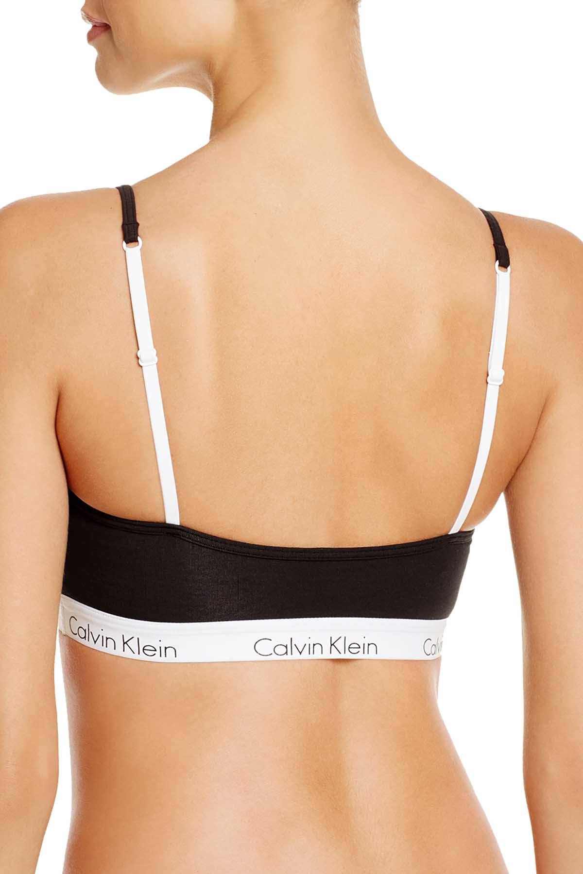 Calvin Klein Black CK One Logo Bralette