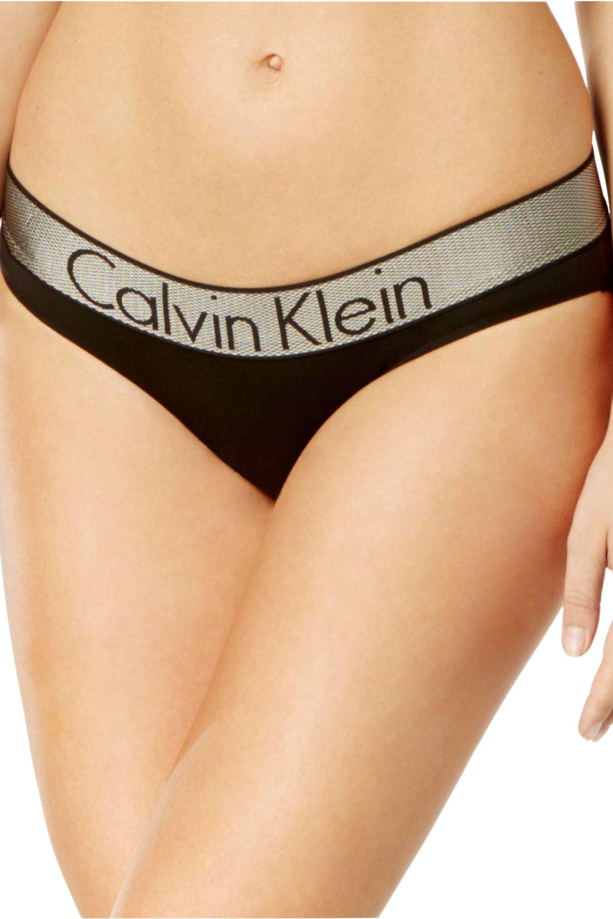 Calvin Klein Black Customized Stretch Bikini Brief