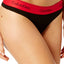 Calvin Klein Black/Empower-Red Modern Cotton Thong