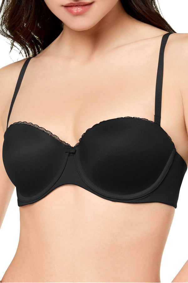 Calvin Klein Black Everyday Calvin Strapless/Convertible Demi Bra