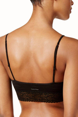 Calvin Klein Black Exclusive Bare Lace-Trim Bralette thumbnail 3