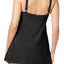 Calvin Klein Black High-Neck Twist-Front Swimdress