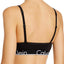Calvin Klein Black ID Cotton Logo Triangle Bralette