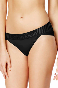 Calvin Klein Black Iron-Strength Bikini Brief thumbnail 2