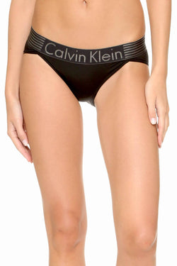 Calvin Klein Black Iron-Strength Bikini Brief thumbnail 3