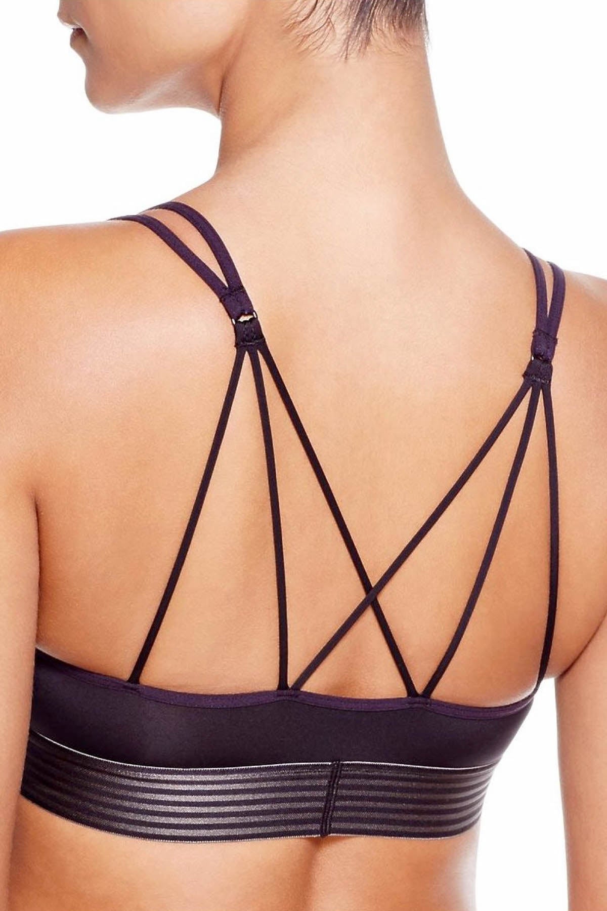 Calvin Klein Black Iron Strength Logo Bralette
