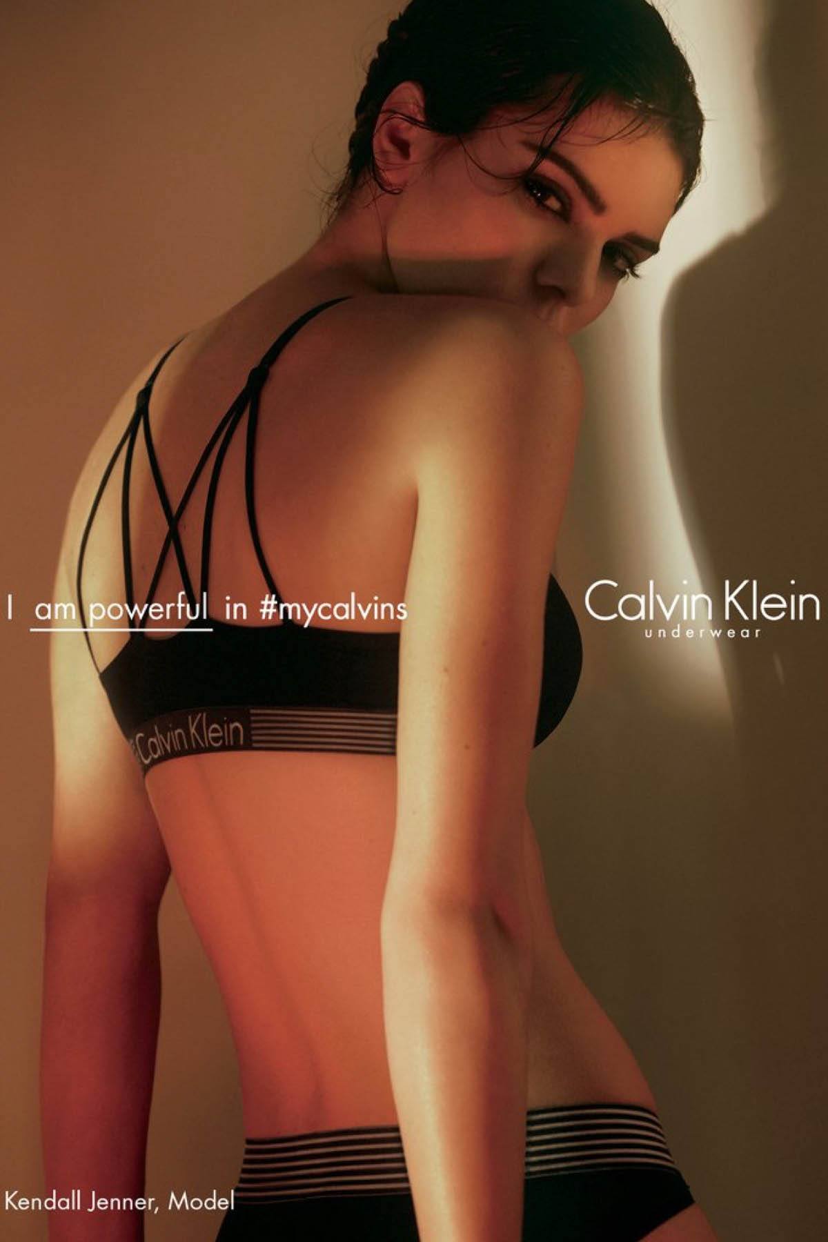 Calvin Klein Black Iron Strength Logo Bralette