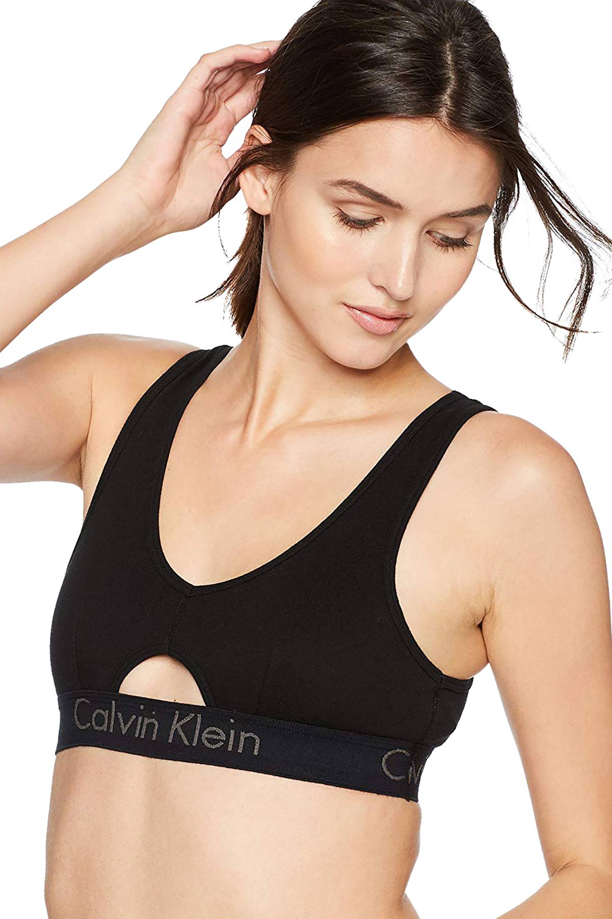 Calvin Klein Black Keyhole Body Unlined Bralette