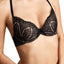 Calvin Klein Black Label Audacious Push Up Plunge Racerback Bra in Black