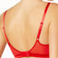 Calvin Klein Black Label Audacious Unlined Lace/Satin Bralette in Empower Red