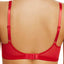 Calvin Klein Black Label Audacious Unlined Lace/Satin Bralette in Empower Red