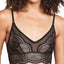 Calvin Klein Black Label Crackled Lace Triangle Bralette in Black