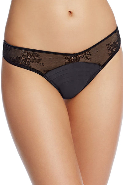 Calvin Klein Black Label Darling Thong in Black