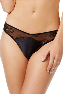 Calvin Klein Black Label Darling Thong in Black thumbnail 2