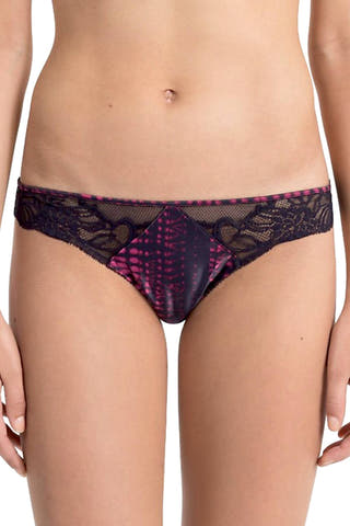 Calvin Klein Black Label Enamored Thong Mysterious Skin Print