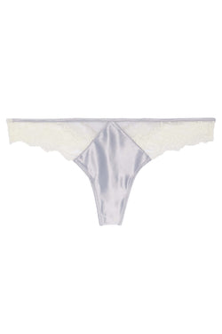 Calvin Klein Black Label Enamored Thong in Winter Mist thumbnail 4