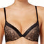 Calvin Klein Black Label Obsess Plunge Push Up Bra in Black